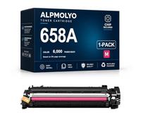 658A High Yield Compatible Toner Cartridge Replacement for W2000A W2001A W2003A W2002A with Latest Chip, Fits HP Color LaserJet Enterprise M751dn 751n Laser Printer, Black Cyan Magenta Yellow, 4 Pack,