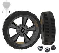 65930 Grill Wheels for Weber Kettle Grill Parts 18/22" Charcoal Grill, 6"