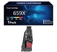 659X Toner Cartridge Replacement for HP 659X W2010X W2011X W2012X W2013X for HP Color LaserJet Enterprise M856dn 856x MFP M776dn M776z M776zs Printer with Chip,M-1 Pack