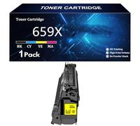 659X Toner Cartridge Replacement for HP 659X W2010X W2011X W2012X W2013X for HP Color LaserJet Enterprise M856dn 856x MFP M776dn M776z M776zs Printer with Chip,Y-1 Pack