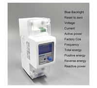 65A 100A 50Hz 60HZ Voltage Current Positive Reverse Active Reactive Power Single Phase Din Rail KWH Watt Hour Energy Meter Energy Meter(10(100) A)