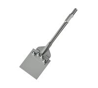 65A Shank 6 Inch Wide Floor Scraper Chisel Bit - 24" Long Alloy Steel Jack Hammer Drill Bit Blade Scraper, Spring-loaded Bolt Reinforcement, Removal Tools for Tile Thinset Hardwood Adhesive