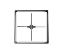 65cm/25.6in 3D Fan Hologram With Cover Wifi Advertising Display Projector Led Sign Holographic Lamp Player Logo Projector Vivid Visuals(Silver)