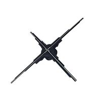 65cm 3D Fan Hologram Projector, LED Holographic Player, Support Video Picture Shop Supermarket Advertising Display Logo Light For Halloween,Christmas