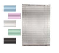 65cm, 70cm, 75cm, 80cm, 85cm, 90cm blackout aluminum blinds, metal blackout curtains, privacy solutions for bedrooms, AV rooms, offices(Silver)