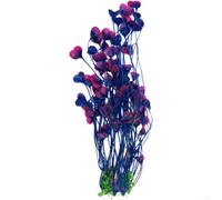 65cm Artificial Fish Tank Plant Realistic PE Aquarium Foliage Soft Aquatic Grass for Freshwater Saltwater Decor Green(P)
