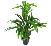 65cm Leaf Design UK Realistic Large Artificial Foliage Plant with Pot Leaf Green One Size