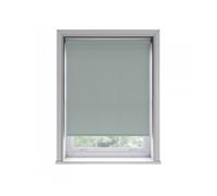 65cm No Drill Duck Egg Blue Thermal Blackout Roller Blind (170cm Drop), Blue