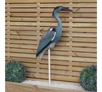 65cm Tall Plastic Heron Bird Deterrent Garden Pest Control Ornament - Samuel Alexander | TJ Hughes