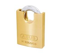 65CS/50mm Brass Padlock Closed Shackle Carded