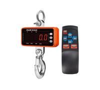 65ft Remote Control Digital Heavy Duty Crane Hanging Scale with Dimmable LED, 1500kg/1000kg/500kg, Industrial-Grade, Sturdy & Safe