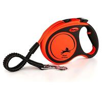 65kg Flexi Extreme Dog Lead 5M Leash Retractable Shock Absorbing Large Orange