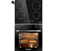 65L Electric Oven 220v and 60cm Induction Hob with 13amp Plug Bundle