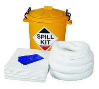65ltr Oil & Fuel Spill Kit in Plastic Drum