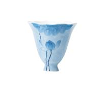 65ml-2oz blue scented hand-painted ceramic cups Kung Fu tea cups for drinking tea-[Lite]