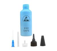 65ml Solvent Bottle with Needle Dispenser for Loading Glues Adhesive Liquids Soldering Rosin Bottle Repai ESD Safe Lubricating Oil Container