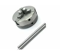 65mm 3-Jaw Lathe Chuck Thread 14 x 1 | Unimat Thread | Self-Centering Mini Chuck for CNC, Milling & Turning Machines | Hardened Jaws - ZAPTON