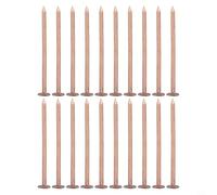 65mm and 75mm Copper Tree Stump Killer Nails for Root Elimination, 4-Inch Solid Copper Spikes for Gardening and Shipbuilding, Pack of 20-50 Pieces(A)