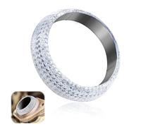 65mm Car Exhaust Gasket, Exhaust Manifold Gasket Exhaust Donut Gasket Exhaust Flange Gasket Exhaust Muffler Sealer, Preventing leaks and noise