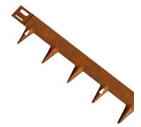 (65mm, Corten ) Core Edge Lawn Edging 5 Meters Flexible Steel