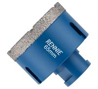 65mm Diamond Hole Saw Drill Bit With A M14 Shank For Angle Grinders. For Porcelain Tiles Ceramic Slate Stone Granite Marble Glass. Diamond Core Holesaw/Hole Cutter