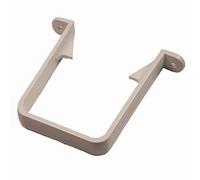 65mm Drain Pipe Down Pipe Rainwater Clip Square White Stand Off
