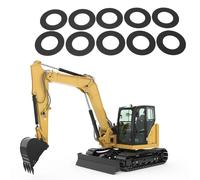 65mm Excavator Bucket Pin Shim Kit, 10 Pcs Engineered Plastic Tighten Loose Joints, Bucket Shim Replacement Compatible with CAT 311 311C 311D 311F Fit for 65mm Pins