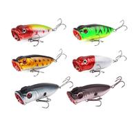 65mm Fishing Bait Wobbler Fish Lures Artificial Hard Crankbait Sea Trout Tackle Spinner Trolling