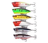 65mm Fishing Crankbait Fishing Lure Swim Bait Wobbler Fishing Hard Bait Long Lure Seat Trout Saltwater Freshwater