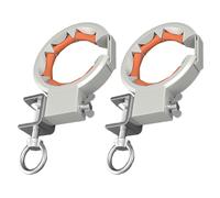 65mm Large Opening Bridge Cable Pulling Tool with Smooth Spindles Roller & 330 Degree Adjustable Strong Steel Clamp Construction Site Cable Pulling Tool