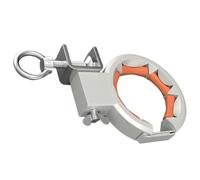 65mm Large Opening Bridge Cable Pulling Tool with Smooth Spindles Roller & 330 Degree Adjustable Strong Steel Clamp Bridge Conduits Pulling Tool