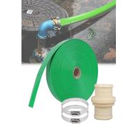 65mm Lay-flat Hose,Lay Discharge Hose Pipe, Flat Long Water Hose for Patio Water Pump Pond Pool Hot Tub Irrigation(20meter)