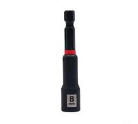 65mm Magnetic Hex Socket Wrench Extension Sleeve Compatible with Pistol Drills and Electric Screwdrivers for Precision Fastening (8mm)