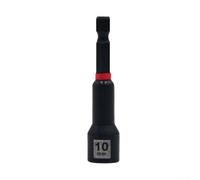 65mm Magnetic Hex Socket Wrench Extension Sleeve Compatible with Pistol Drills and Electric Screwdrivers for Precision Fastening (10mm)