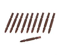 65MM Magnetic Screwdriver Bits Double Ended Cross and Slotted SL6 Metal Bits Set for Electronics and Mechanical Use Multiple Pack Options (10pcs)