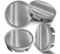 65mm Wheel Centre Alloy Hub Center Rims Nut Caps Compatible with VW 3B7601171 / 6U7 601 171 Hubcaps Silver CVS 8