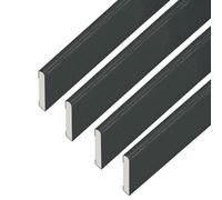 65mm x 5m Anthracite Grey uPVC Window & Door Finishing Trim - 4 Pack