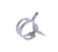 65MN Manganese Steel Dacromet Coating Spring Hose Clamp Inner Dia 5mm-22mm High-Strength Elastic Steel Buckle Water Pipe Hoop(19mm 10Pcs)