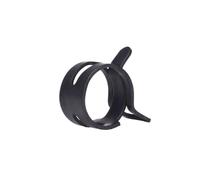 65MN Manganese Steel Oxide-Black Treated Spring Hose Clamp Inner Dia 4mm-22mm High-Strength Elastic Steel Buckle Water Pipe Hoop(19mm 50Pcs)