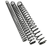 65Mn Spring Steel Compression Spring Extended Extra Long Pressure Springs 1.2 mm Wire Diameter 7 mm OD 125 mm Free Length, Pack of 2