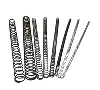 65Mn Spring Steel Compression Spring Extended Extra Long Pressure Springs 1.5 mm Wire Diameter 9 mm OD 180 mm Free Length, Pack of 2