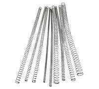 65Mn Spring Steel Compression Spring Extended Extra Long Pressure Springs 2.5 mm Wire Diameter 45 mm OD 140 mm Free Length, Pack of 2