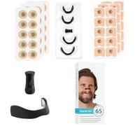 65PCS Nose Strips for Breathing, Nasal Strips for Breathing for Men Women Easy Nasal for Home Travel Businesss