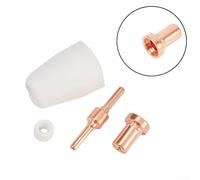 65pcs Replacement Consumables Set for PT31 Plasma Cutter Torch Including Electrodes, Nozzles and Ceramic for Parkside