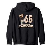 65th Birthday Boy Girl 65 Years Sixty-Five Zip Hoodie