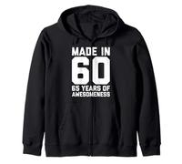 65th Birthday for Men Women Son Daughter Age 65 Year Old Zip Hoodie