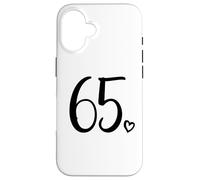 65th Birthday For Women Sixty-Five Number 65 Years Old Cute Case for iPhone 16