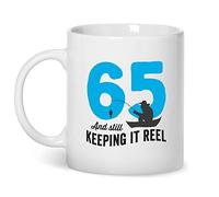 65th Birthday Gift Fishing Angling Mug Present Keepsake 10oz