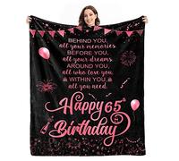 65th Birthday Gifts for Women Funny 1957 Blanket for 65 Year Old Woman 65th Birthday Throw Ideas 65 Birthday Decorations for Women Her Him Wife Sister Mom Friends Grandmother 60"x50"