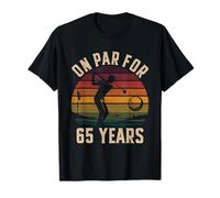 65th Birthday Golf Golfing On Par For 65 Years Old Golfer T-Shirt
